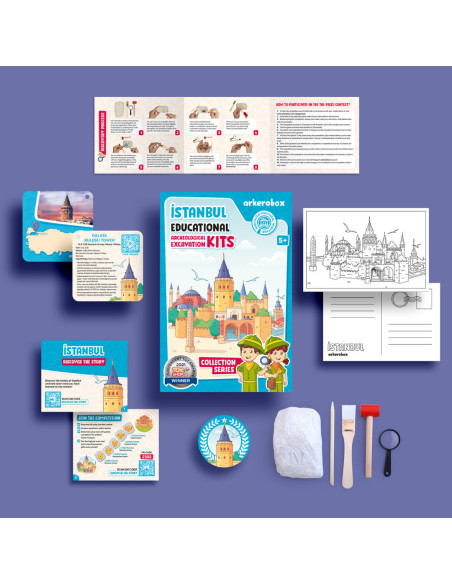 UP-ARK2308,Arkerobox - Set arheologic educational si puzzle 3D, Istanbul