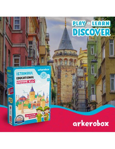 UP-ARK2308,Arkerobox - Set arheologic educational si puzzle 3D, Istanbul