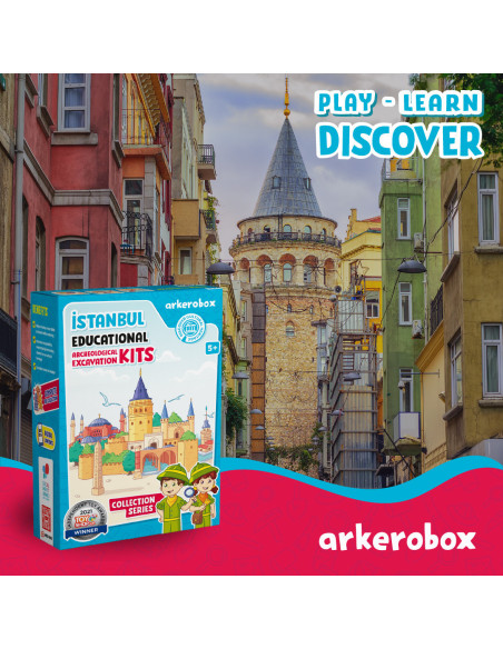 UP-ARK2308,Arkerobox - Set arheologic educational si puzzle 3D, Istanbul