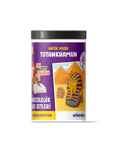 UP-ARK2575,Arkerobox - Mini set arheologic educational si puzzle 3D, Egiptul Antic, Tutankhamon