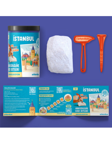 UP-ARK2544,Arkerobox - Mini set arheologic educational si puzzle 3D, Istanbul