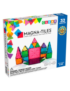MGT-02132,MAGNA-TILES Clear Colors, set magnetic 32 piese