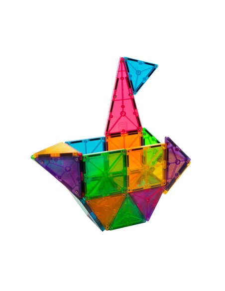 MGT-02132,MAGNA-TILES Clear Colors, set magnetic 32 piese