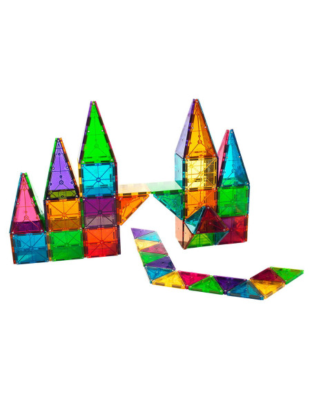 MGT-04300,MAGNA-TILES Clear Colors, set magnetic 100 piese