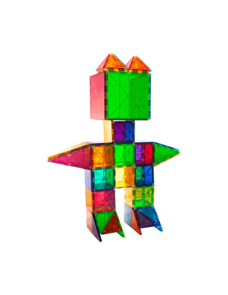 MGT-04300,MAGNA-TILES Clear Colors, set magnetic 100 piese