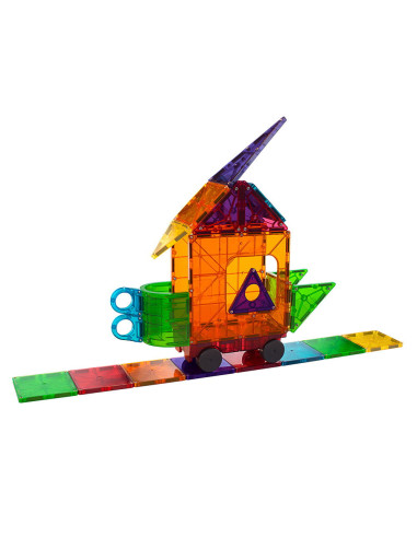 MGT-12148,Magna-Tiles Clear Colors set magnetic 48 piese