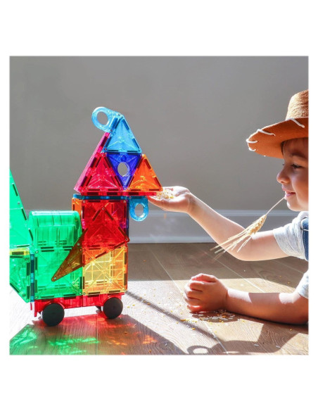 MGT-12148,Magna-Tiles Clear Colors set magnetic 48 piese
