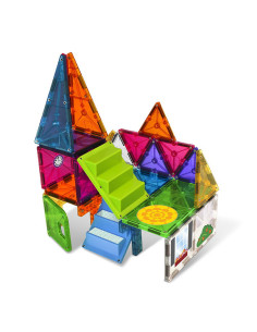 MGT-18332,MAGNA-TILES House, set magnetic cu autocolante, 28 piese 2