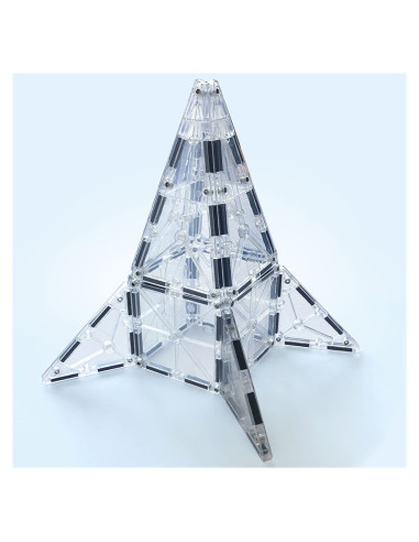 MGT-18716,MAGNA-TILES ICE Transparent, set magnetic 16 piese