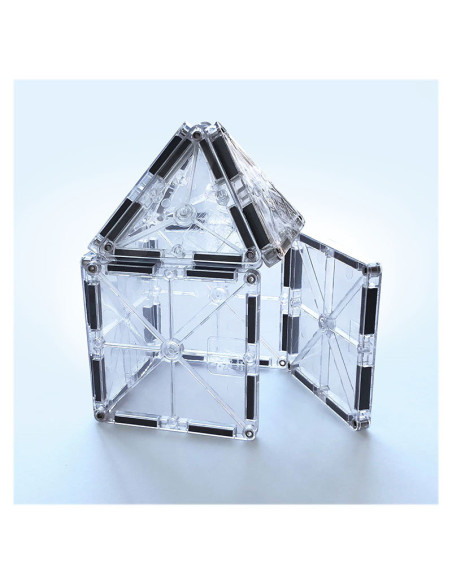MGT-18716,MAGNA-TILES ICE Transparent, set magnetic 16 piese