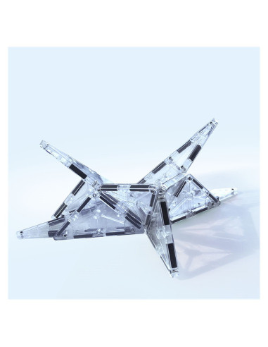 MGT-18716,MAGNA-TILES ICE Transparent, set magnetic 16 piese