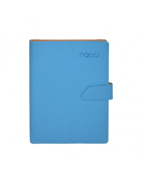 Set Nebo 1 - Agenda B5 Albastra deschis cu magnet, 100 File cu