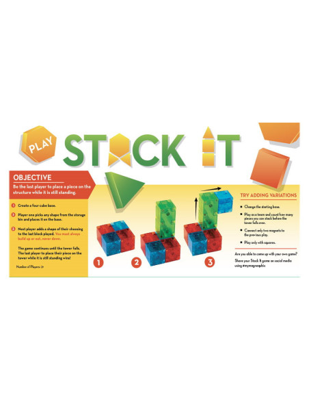 MGT-19785,Magna-Qubix set magnetic 85 piese