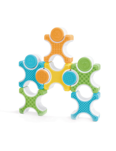 G8313,Grippies Stackers, set magnetic senzorial, 16 piese