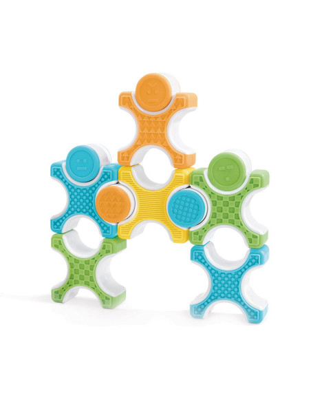 G8313,Grippies Stackers, set magnetic senzorial, 16 piese