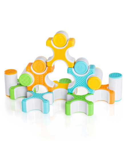 G8313,Grippies Stackers, set magnetic senzorial, 16 piese