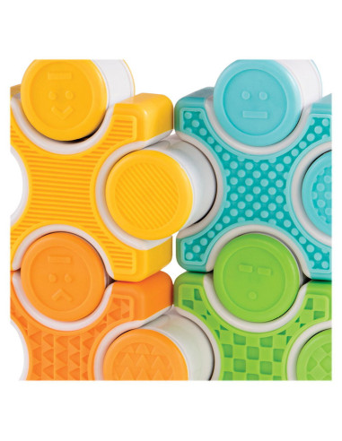 G8313,Grippies Stackers, set magnetic senzorial, 16 piese