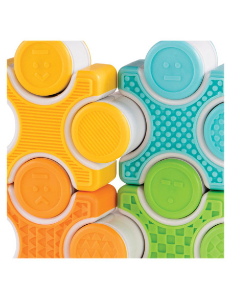 G8313,Grippies Stackers, set magnetic senzorial, 16 piese