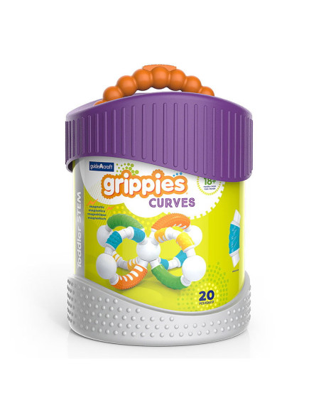 G8319,Grippies Curves, set magnetic senzorial, 20 piese