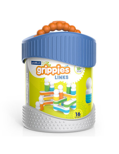 G8317,Grippies Links, set magnetic senzorial, 16 piese