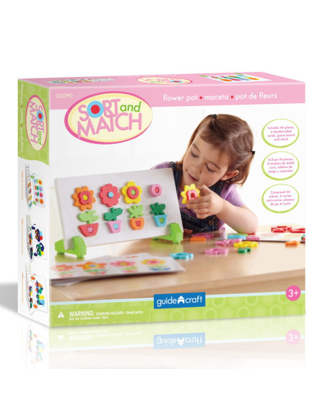 G5090,Flower Pot, joc magnetic de sortare, Guidecraft