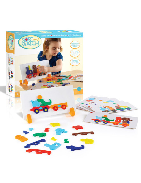 G5092,Animal Train, joc magnetic de sortare, Guidecraft