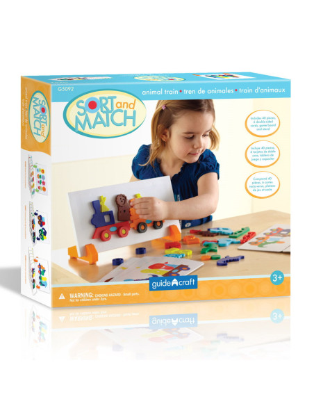G5092,Animal Train, joc magnetic de sortare, Guidecraft