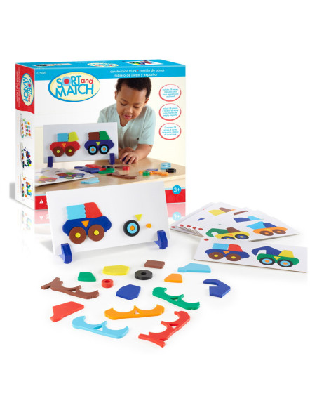 G5091,Construction Truck, joc magnetic de sortare, Guidecraft