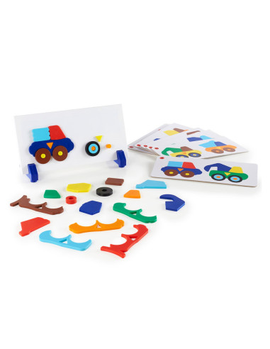 G5091,Construction Truck, joc magnetic de sortare, Guidecraft