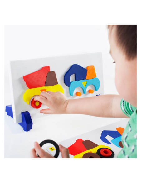 G5091,Construction Truck, joc magnetic de sortare, Guidecraft