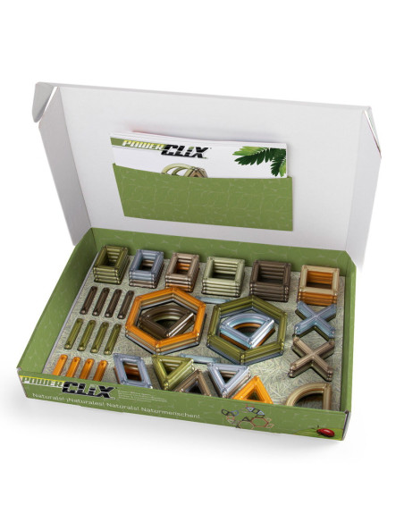 G9204,PowerClix Natural Frames, 74 piese, Guidecraft
