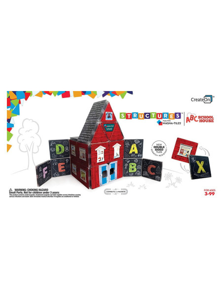 ABCSH200101,Magna-Tiles Structures, ABC Schoolhouse