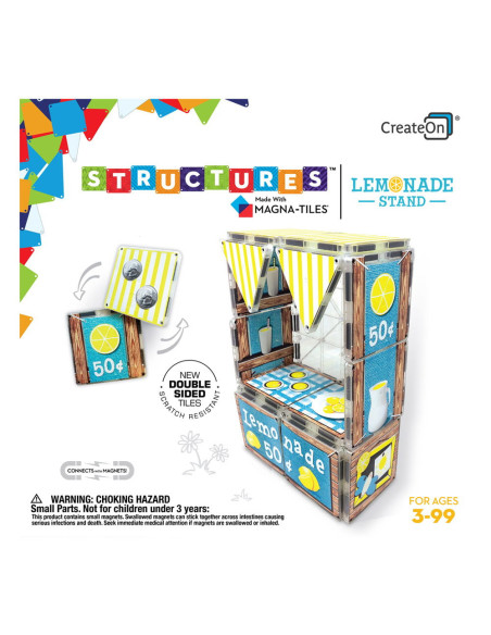 LS200101,Magna-Tiles Structures, Lemonade Bar