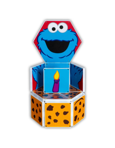 CKMONS200602,Magna-Tiles Structures, Cookie Monster, Invata formele