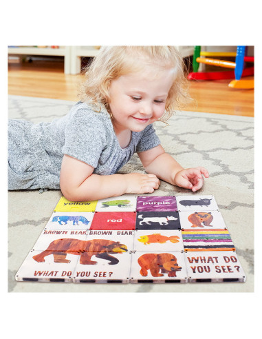 BB200101,Magna-Tiles Structures, Ursule brun, tu ce vezi?, Eric Carle