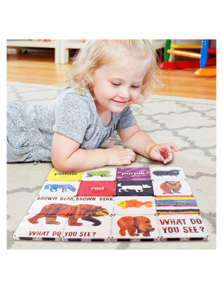 BB200101,Magna-Tiles Structures, Ursule brun, tu ce vezi?, Eric Carle
