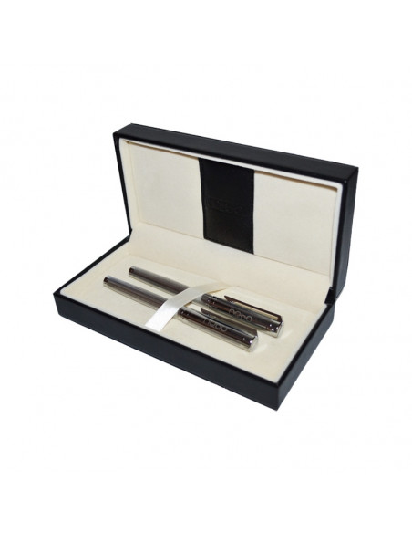 Set Nebo 3 - Agenda B5 Verde cu magnet, 100 File cu Pix si