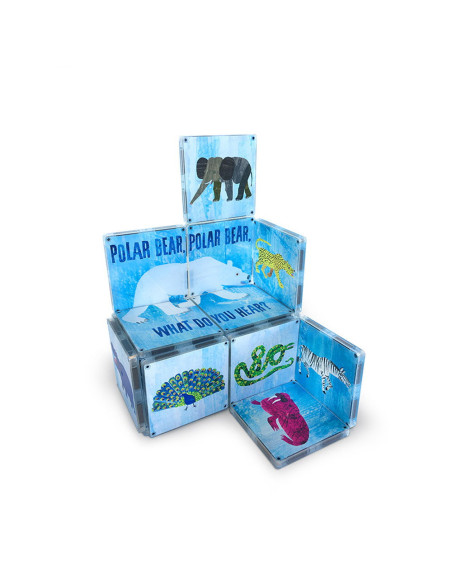 PB200101,Magna-Tiles Structures, Ursule polar, tu ce auzi?, Eric Carle