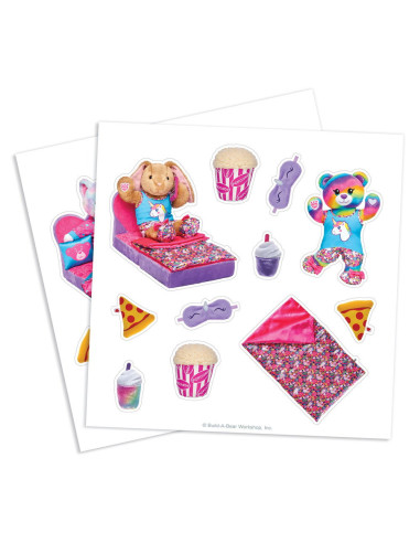 BABPJ200518,Magna-Tiles Structures, Pijama Party, set cu autocolante