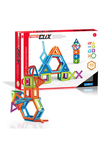 G9200,PowerClix Frames, set magnetic, 48 piese, Guidecraft