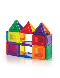 G9421,PowerClix Solids, set magnetic, 44 piese, Guidecraft 2