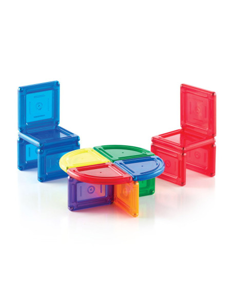 G9421,PowerClix Solids, set magnetic, 44 piese, Guidecraft