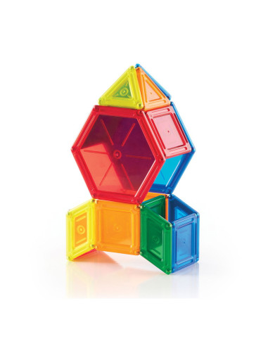G9421,PowerClix Solids, set magnetic, 44 piese, Guidecraft