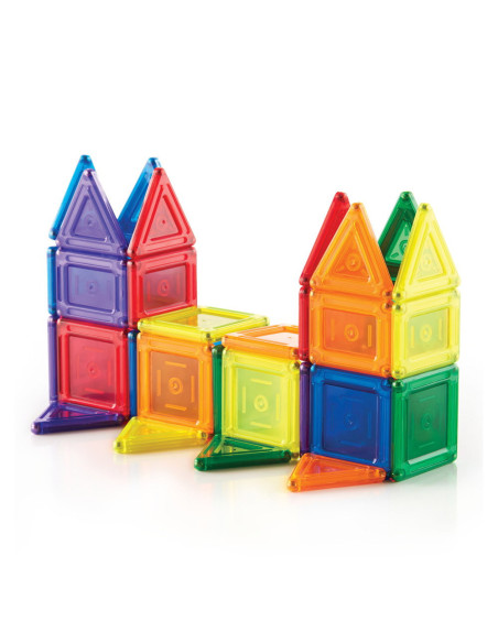 G9421,PowerClix Solids, set magnetic, 44 piese, Guidecraft