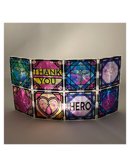 HCLS00406,Magna-Tiles Structures, Luminary Heroes, vitralii mici