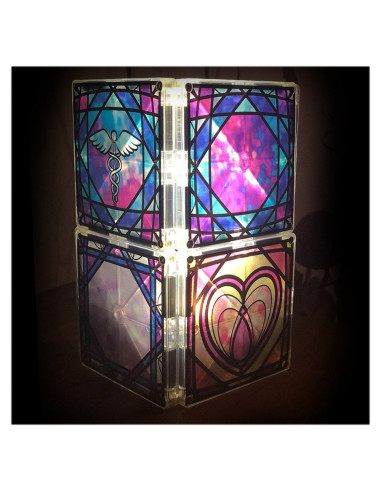 HCLS00406,Magna-Tiles Structures, Luminary Heroes, vitralii mici