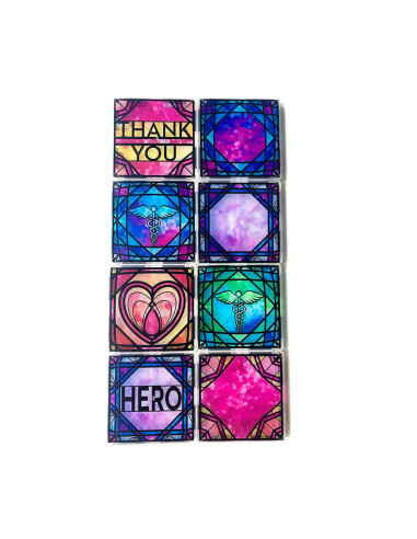 HCLS00406,Magna-Tiles Structures, Luminary Heroes, vitralii mici