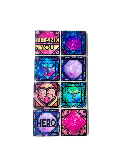 HCLS00406,Magna-Tiles Structures, Luminary Heroes, vitralii mici