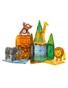 MGT-20925,MAGNA-TILES Safari Animals, set magnetic 2