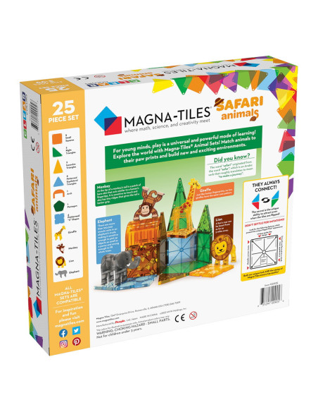 MGT-20925,MAGNA-TILES Safari Animals, set magnetic